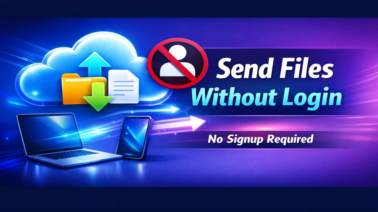 Send Files Without Registration – Best No Login File Sharing Sites